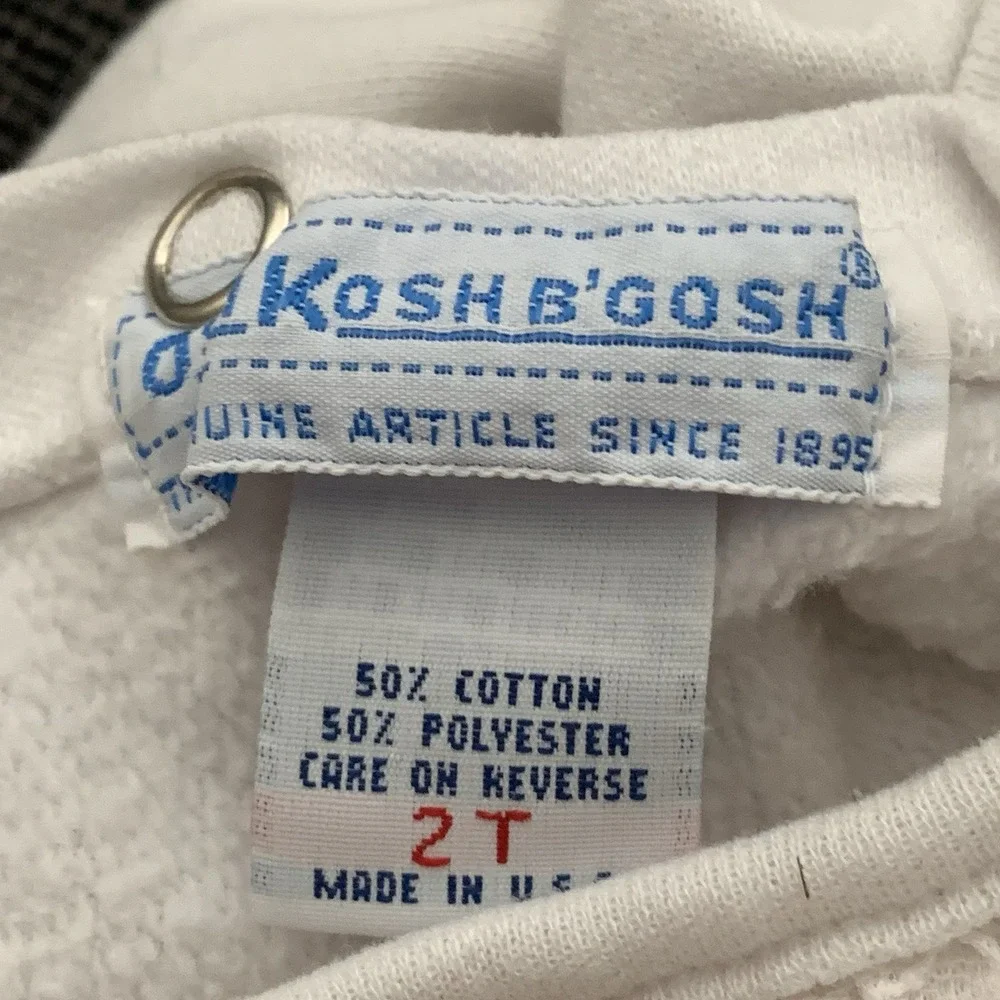 Vintage Oshkosh  Sweatshirt Cat Lady Lace‎  Girls Size 2t